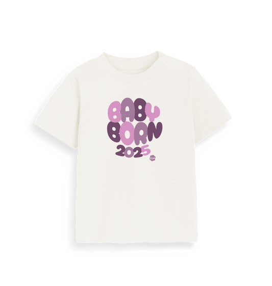 Organic Natural Printed Kids T-Shirt