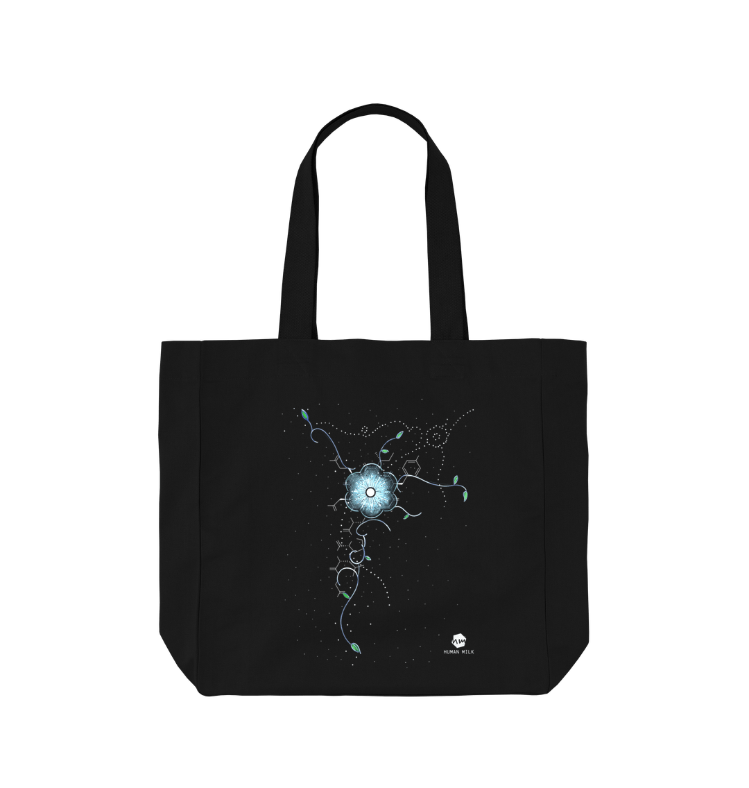 Black Printed Bag