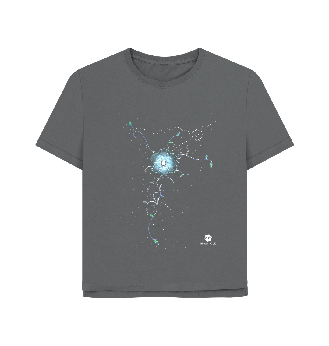 Slate Grey Printed T-shirt