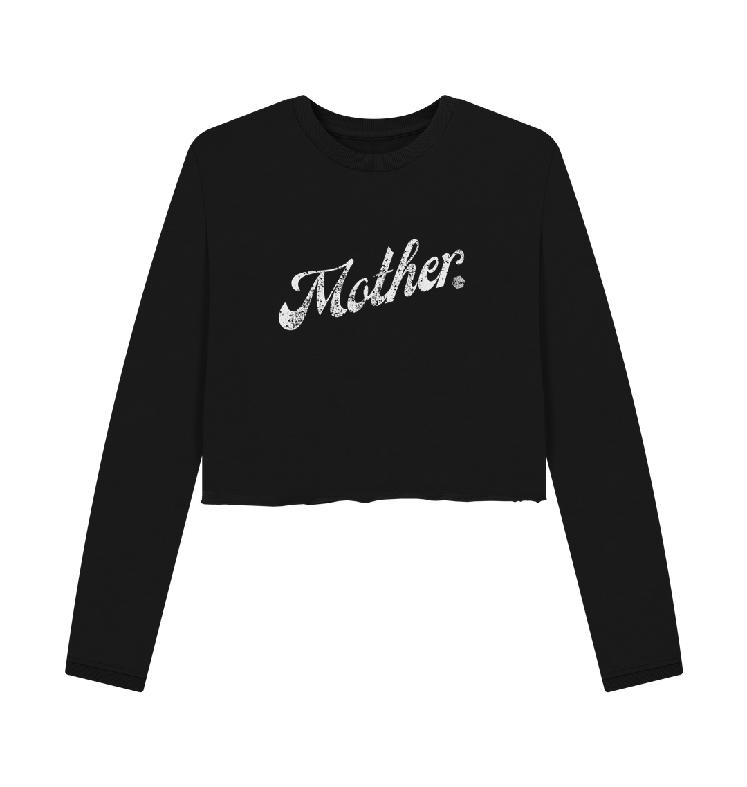 Black Printed Boxy Jumpers Front