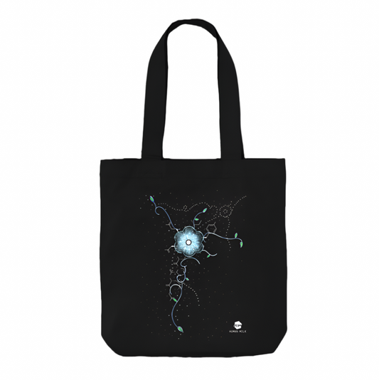 Black Printed Bag