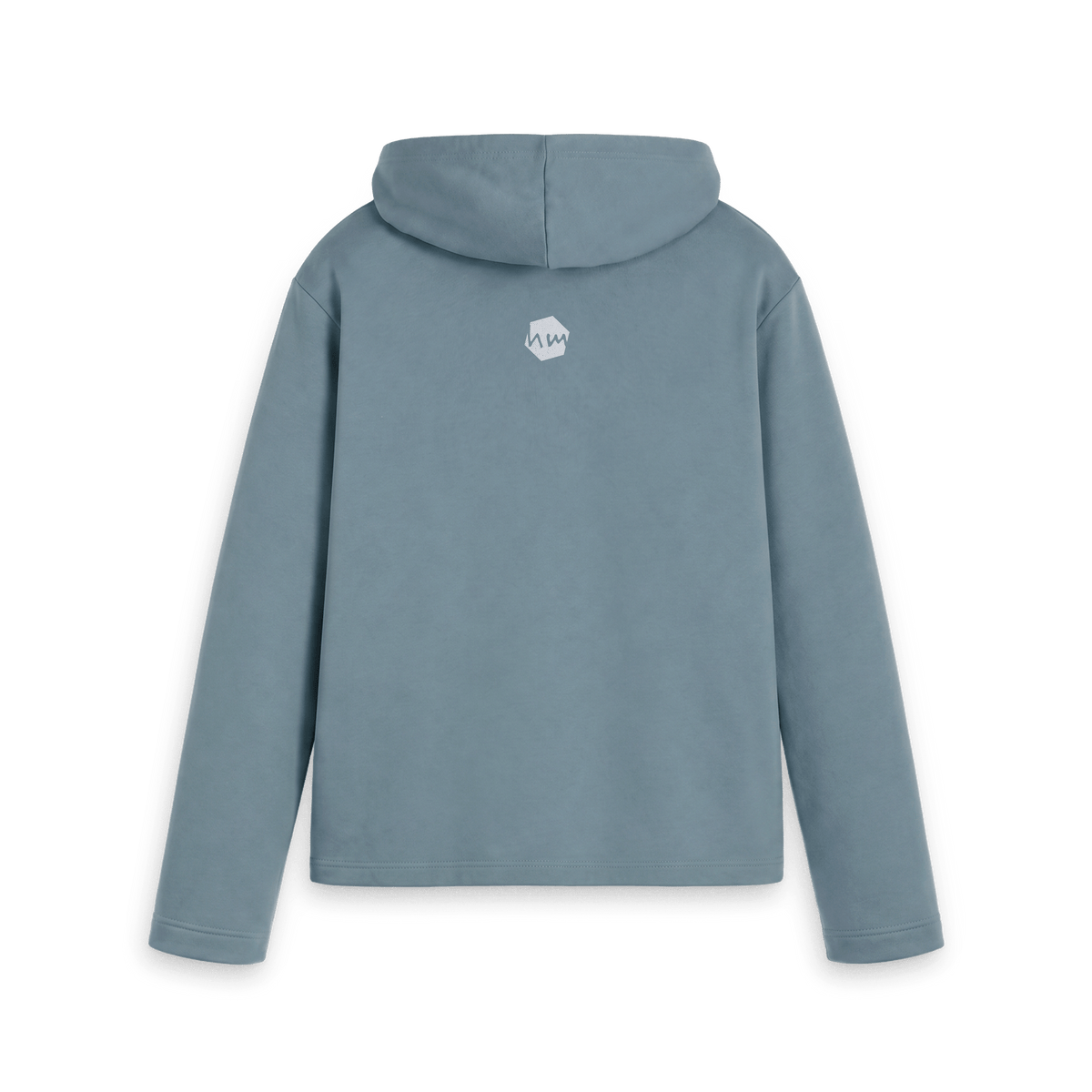 Stone Blue Printed Hoody Back