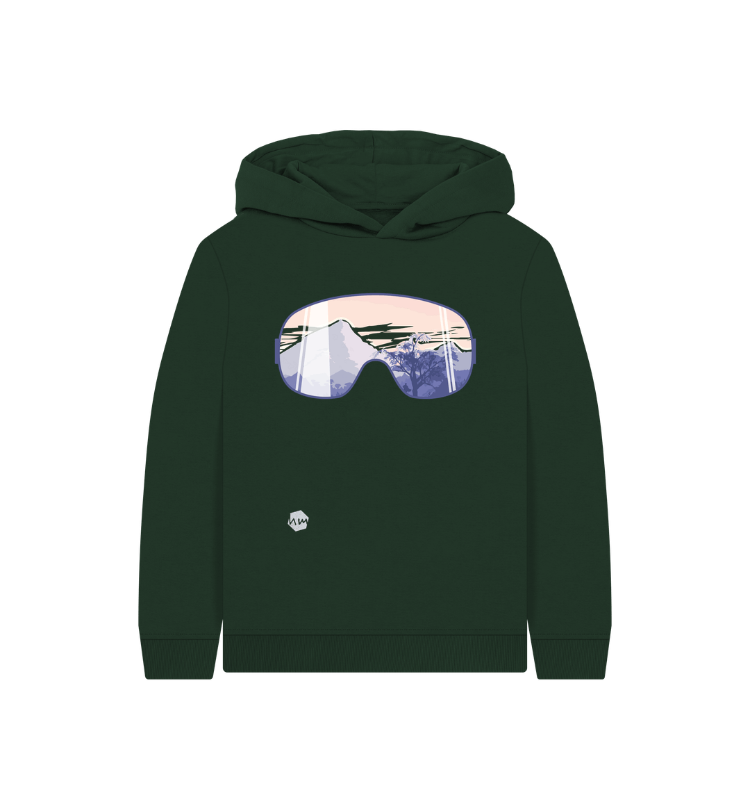 Evergreen Printed Kids Hoodie Front