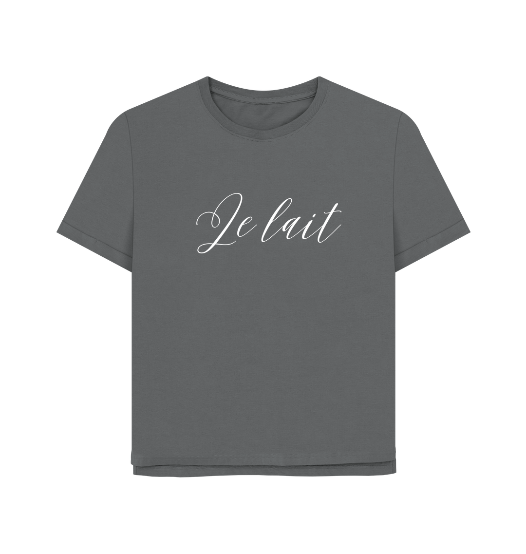 Slate Grey Printed T-shirt