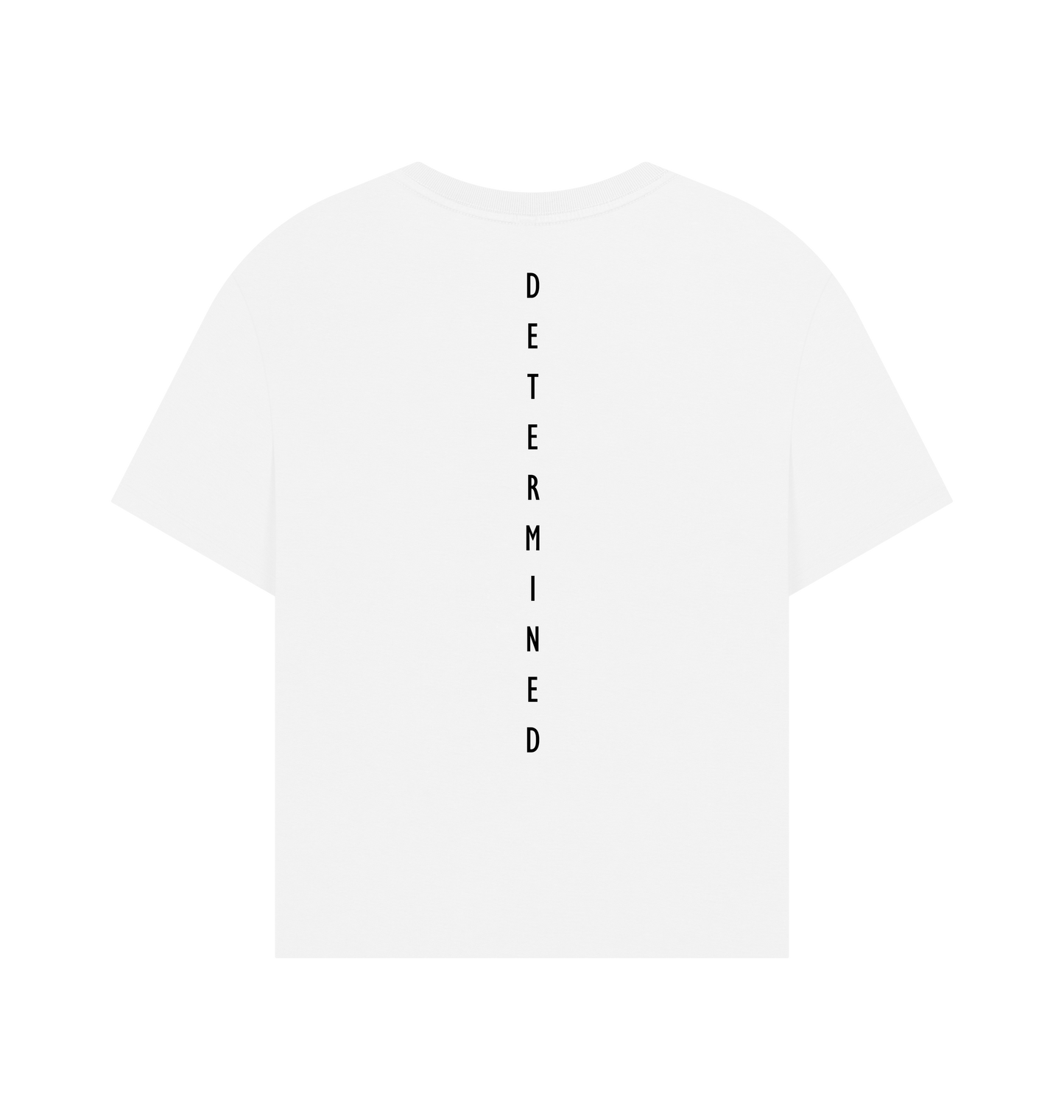 White Printed T-shirt Back