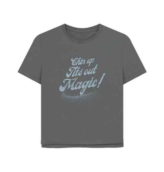 Slate Grey Printed T-shirt