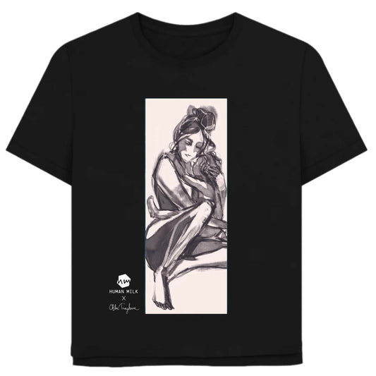 Human Milk x Chloe Trayhurn Women's Relaxed Fit T-shirt - Cirrus