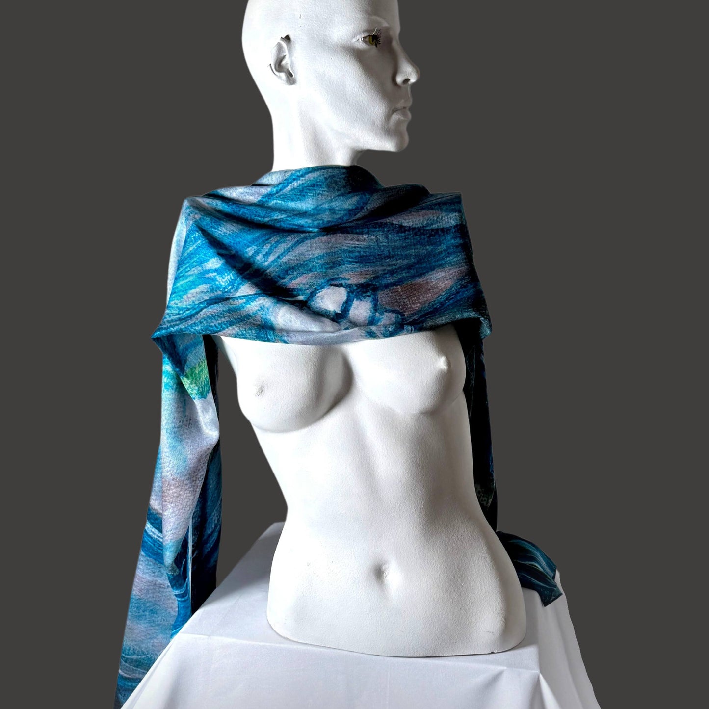 Scarf Chloe Trayhurn x Human Milk - SLEEPY HANDS 180cm x 70cm