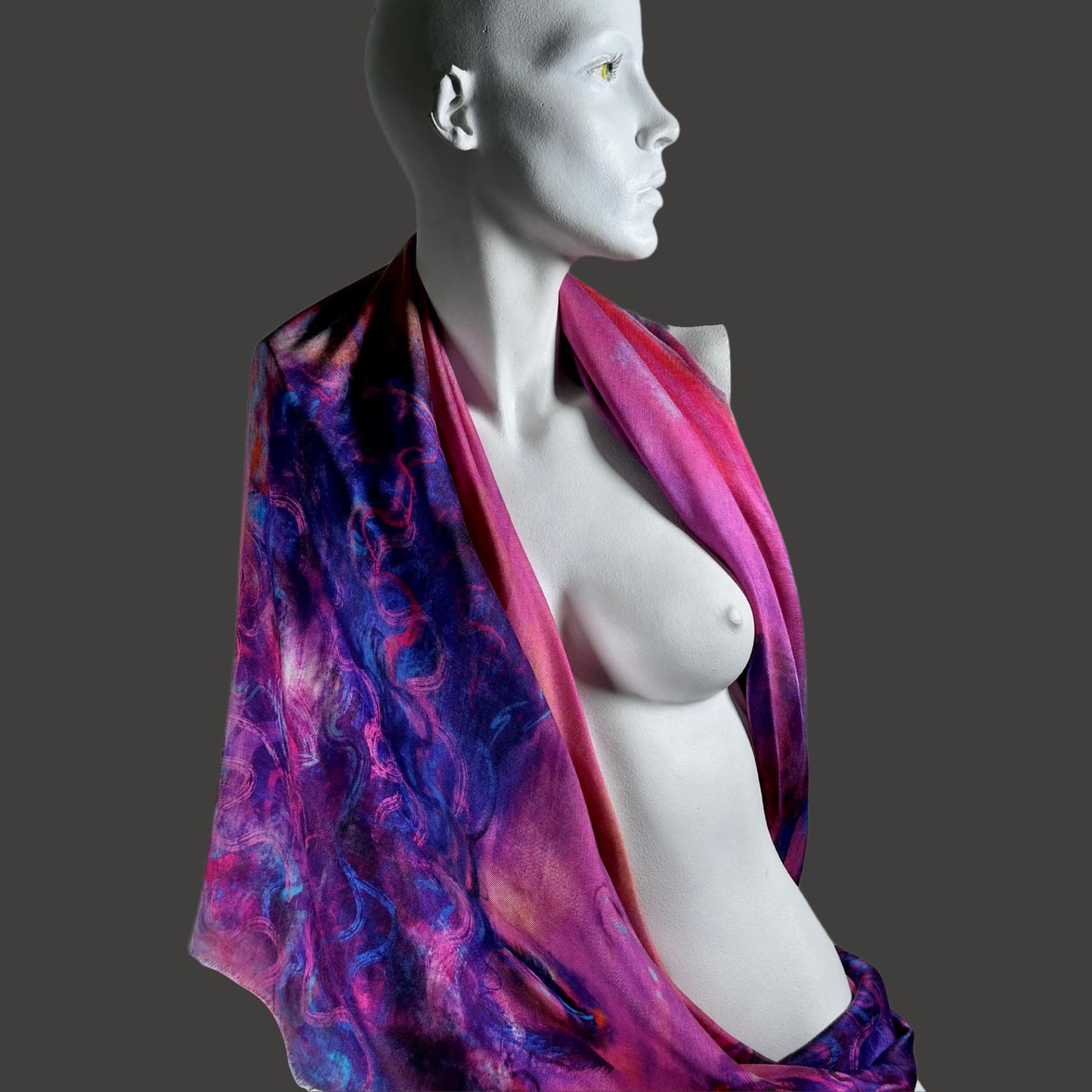 Scarf Chloe Trayhurn x Human Milk - SUN BLOOM 140cm x 140cm