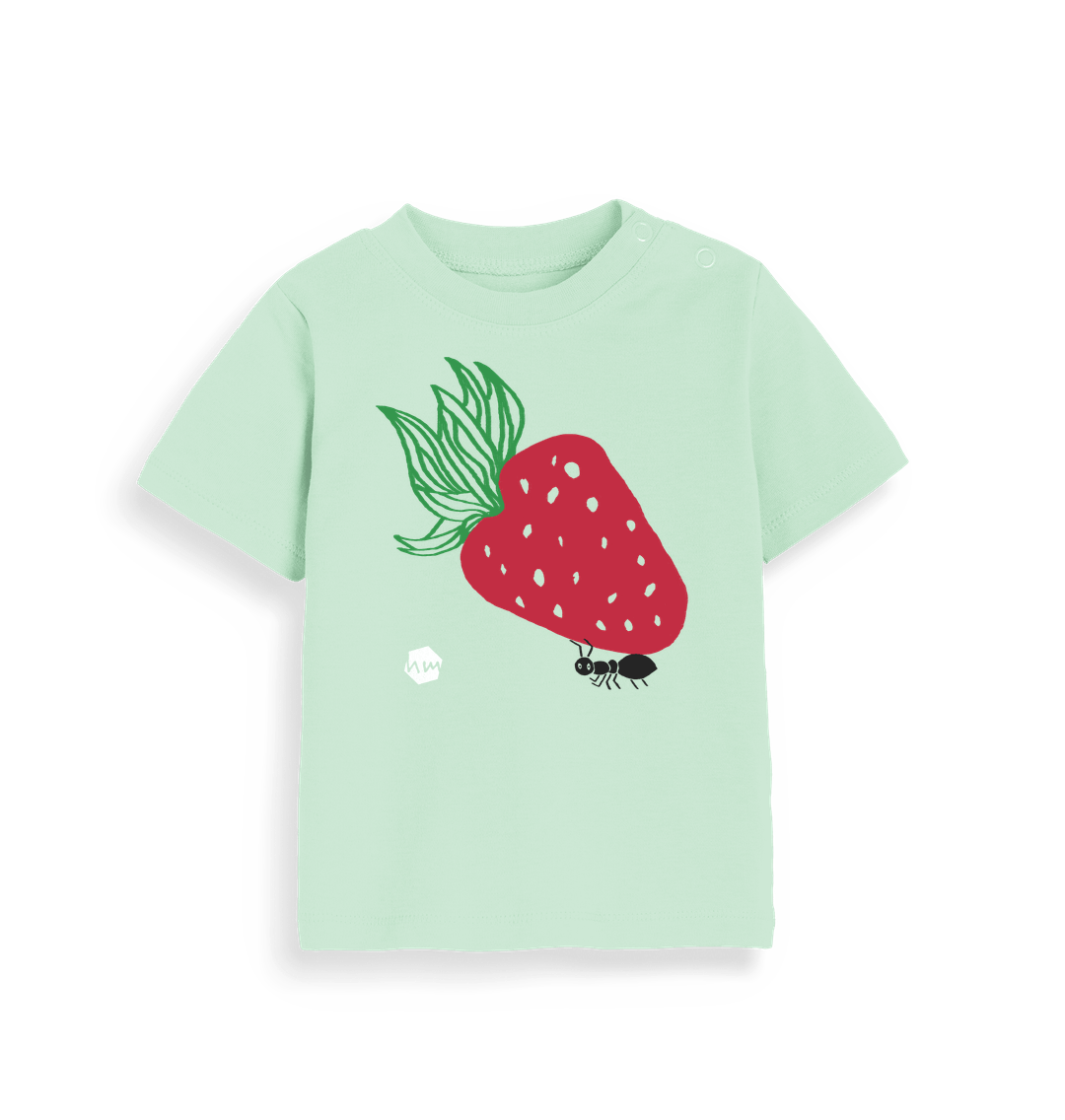 Mint Printed Kids T-Shirt