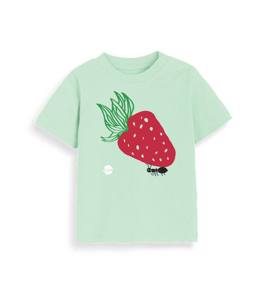 Mint Printed Kids T-Shirt