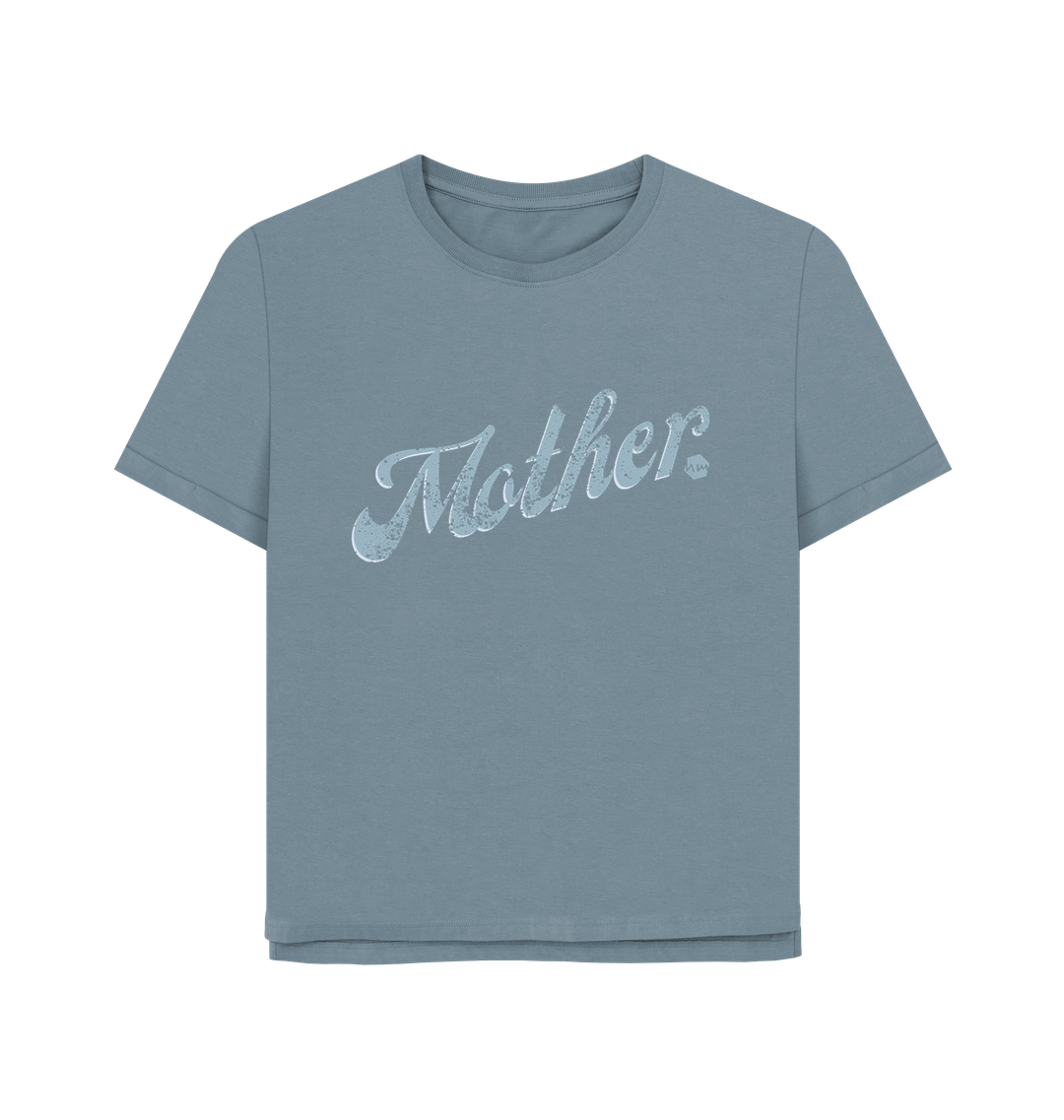 Stone Blue Printed T-shirt