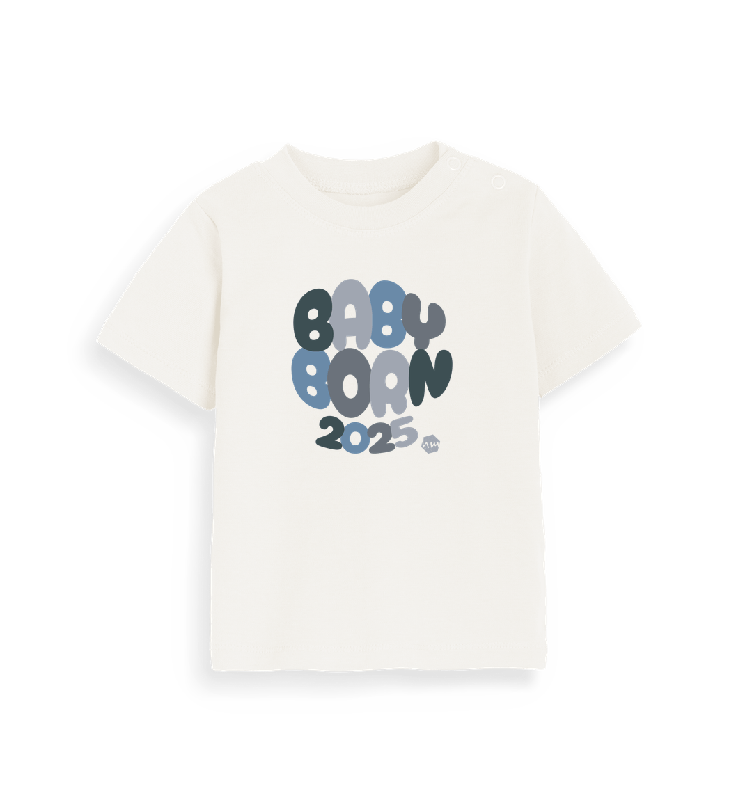 Organic Natural Printed Kids T-Shirt