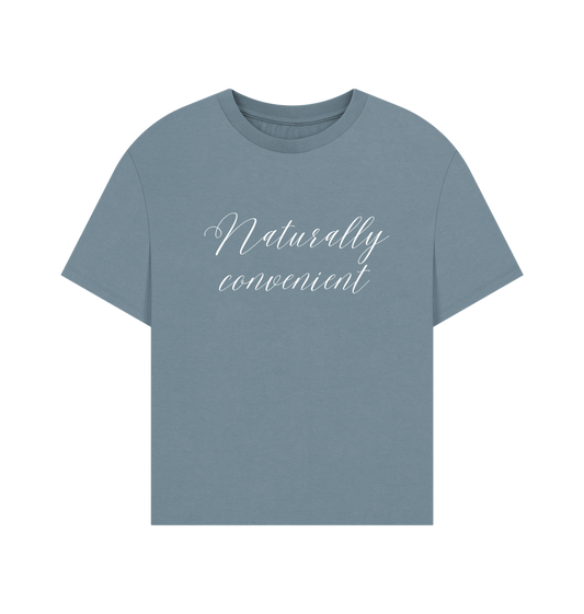 Stone Blue Printed T-shirt