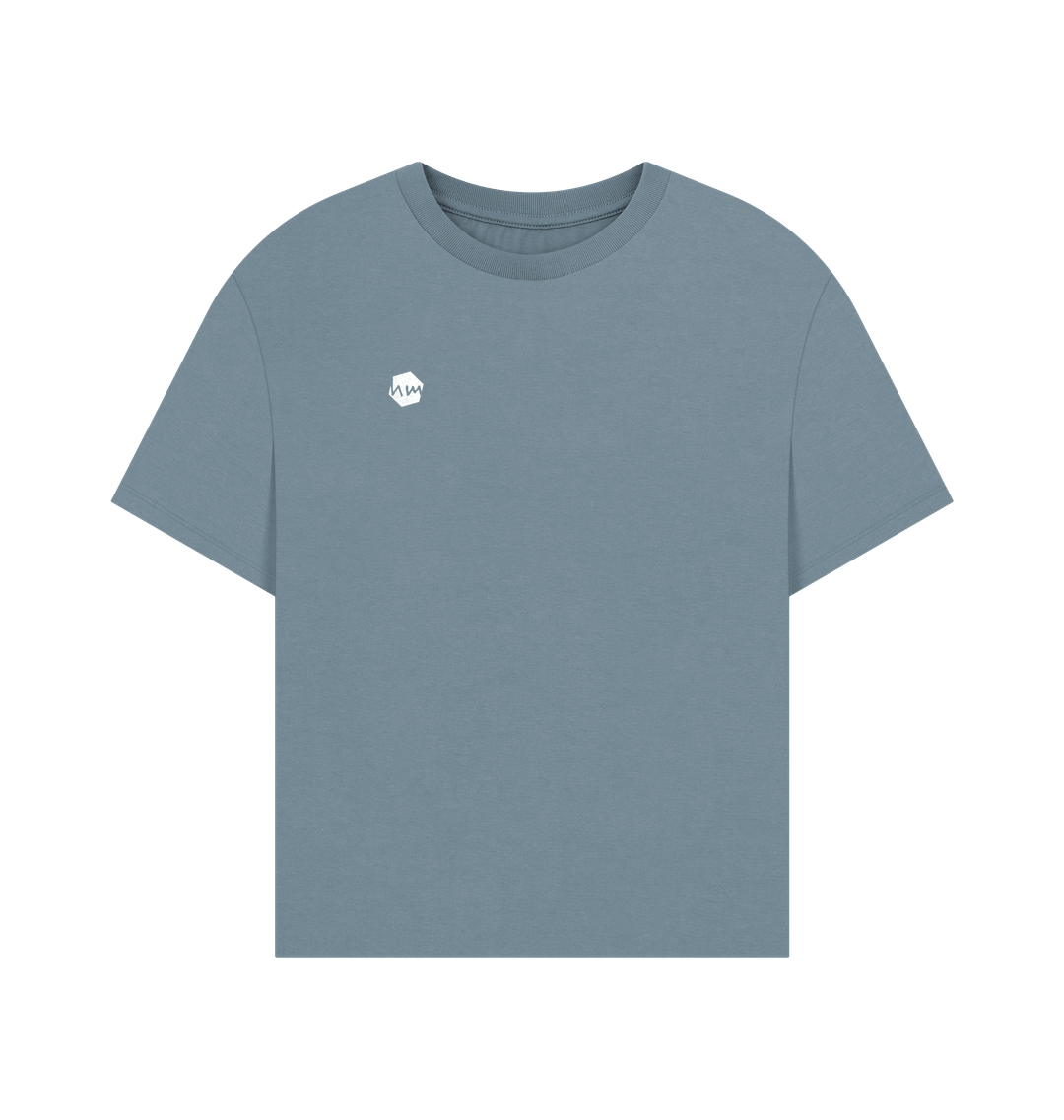 Stone Blue Printed T-shirt