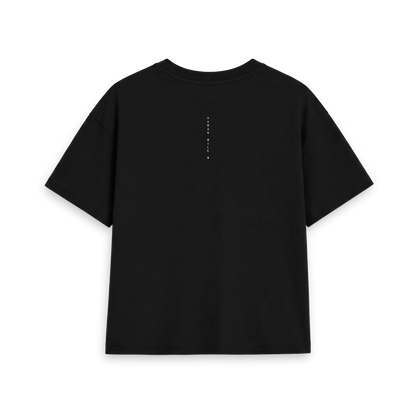 Black Printed T-shirt Back
