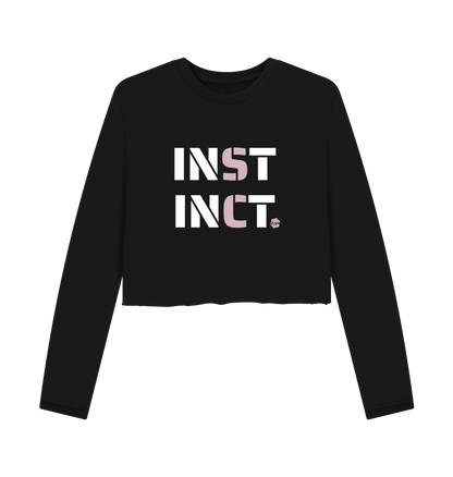 Black Printed Boxy Jumpers Front
