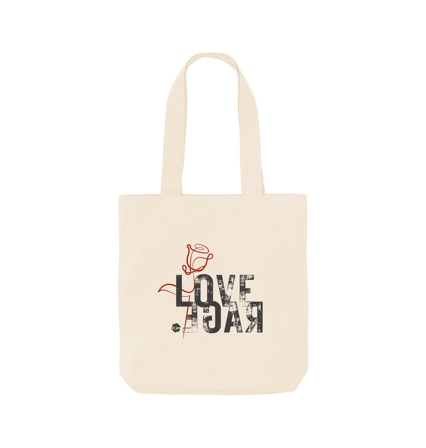 Natural Printed Bag Front