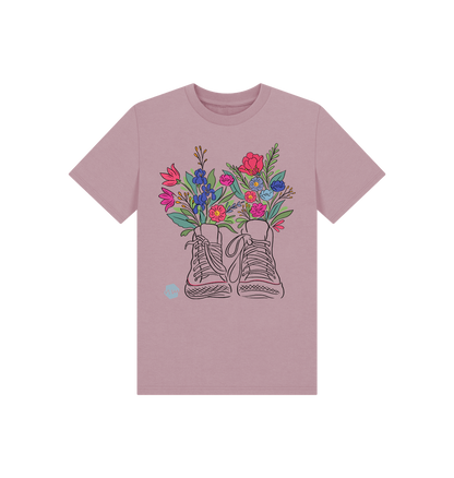 Mauve Printed Kids T-Shirt