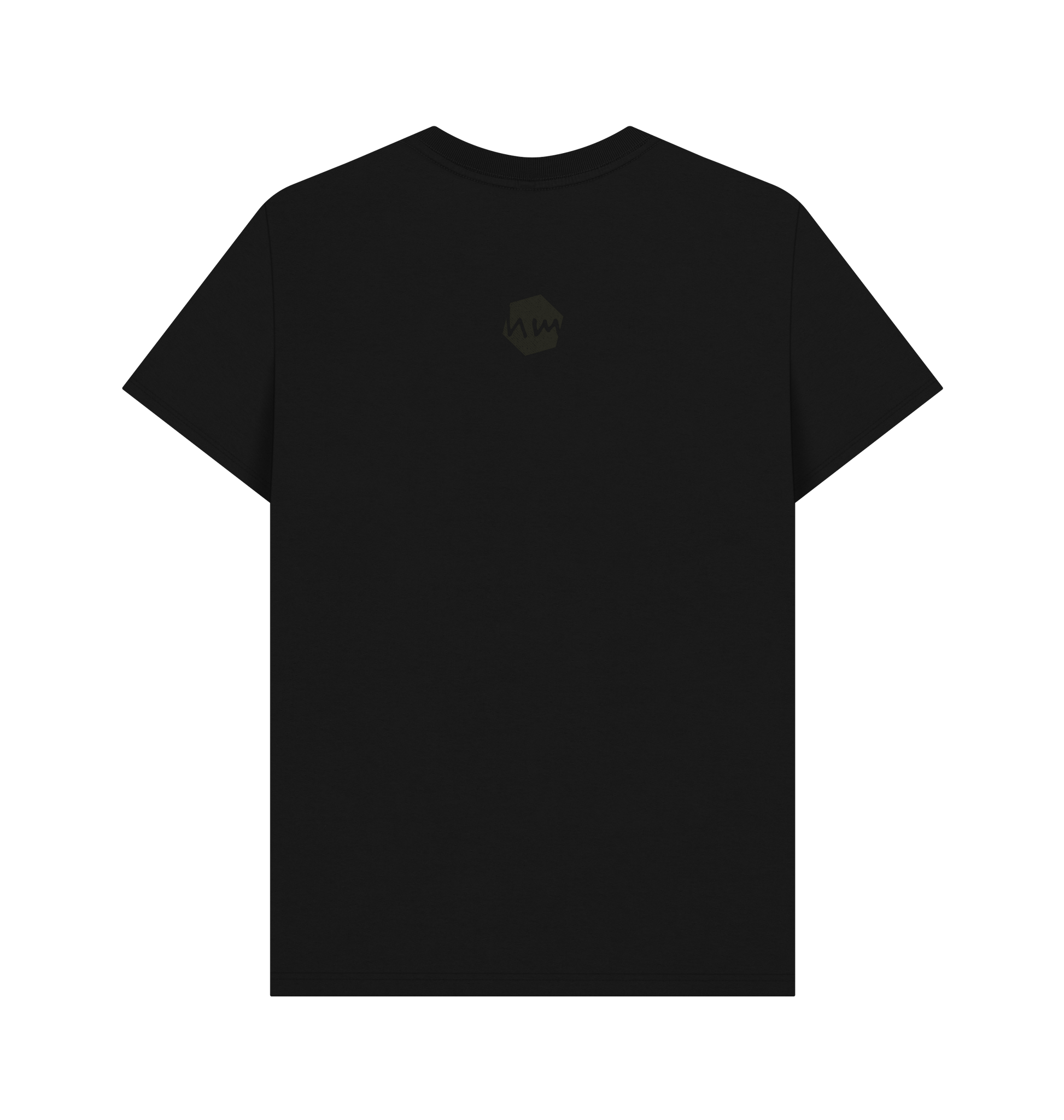 Black Printed T-shirt Back