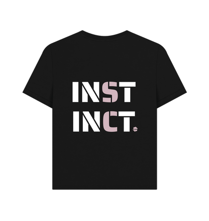 Black Printed T-shirt Back
