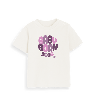Organic Natural Printed Kids T-Shirt