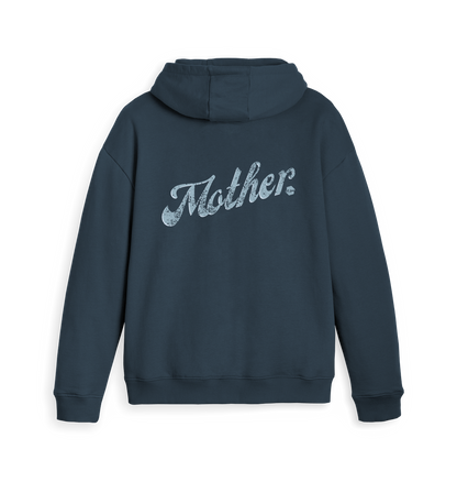 Navy Zip hoody Back