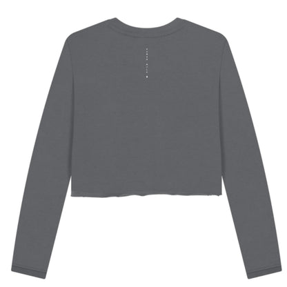 HUMAN MILK Organic Cotton Cropped Sweater, Grey, Black, Mauve or Stone Blue