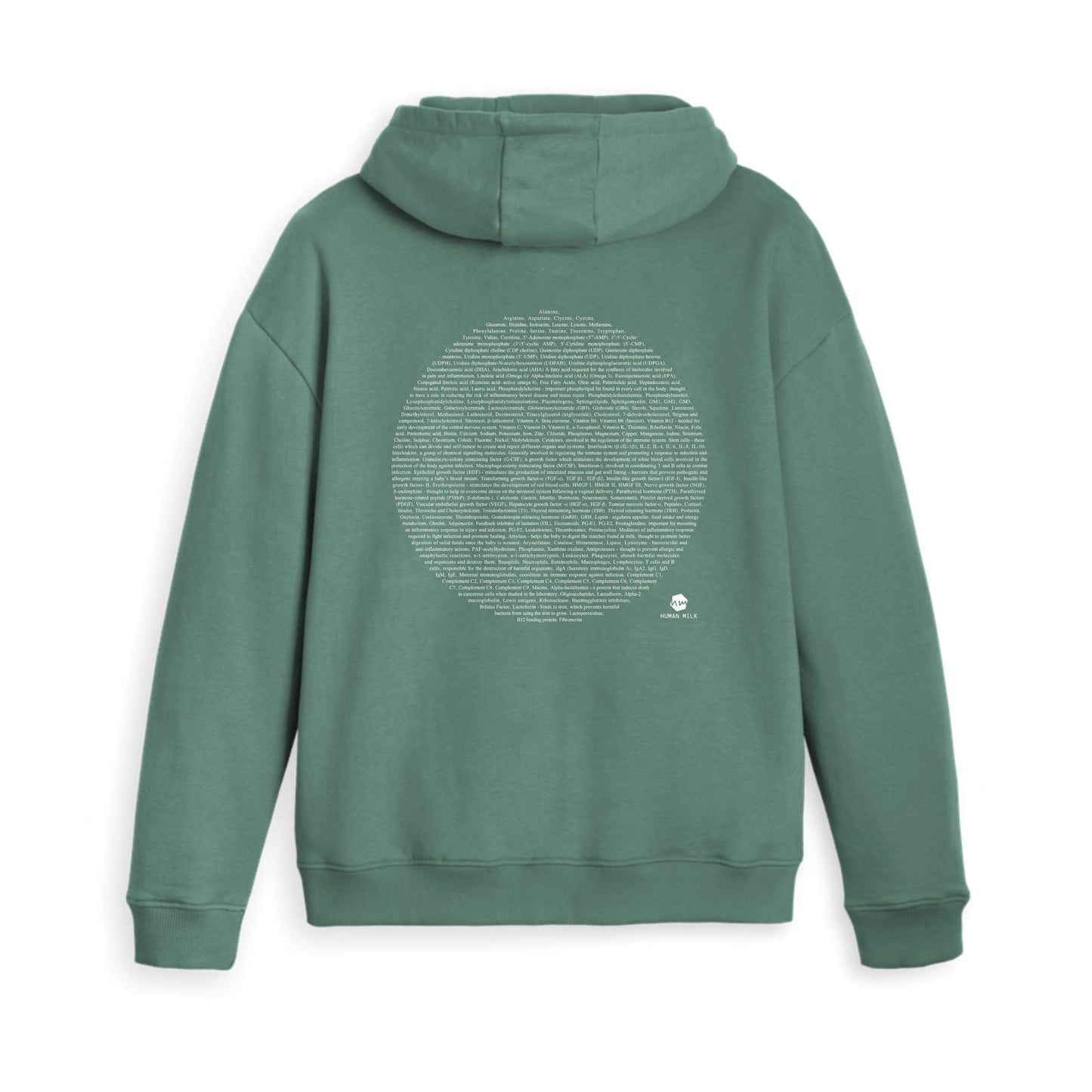 Composition of breastmilk Moon Zip Hoodie, 3 colours