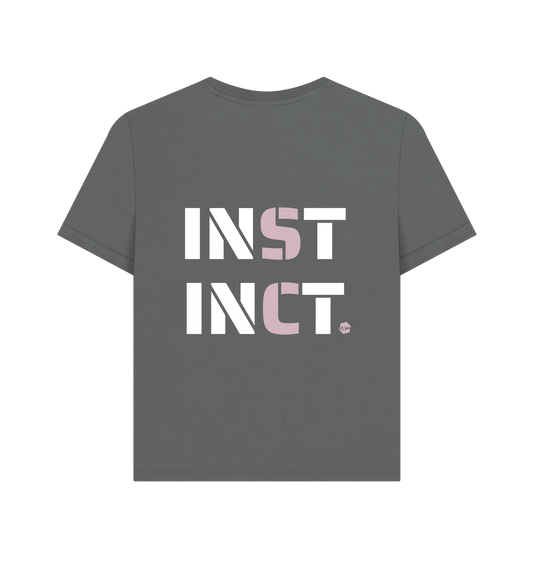 Slate Grey Printed T-shirt Back