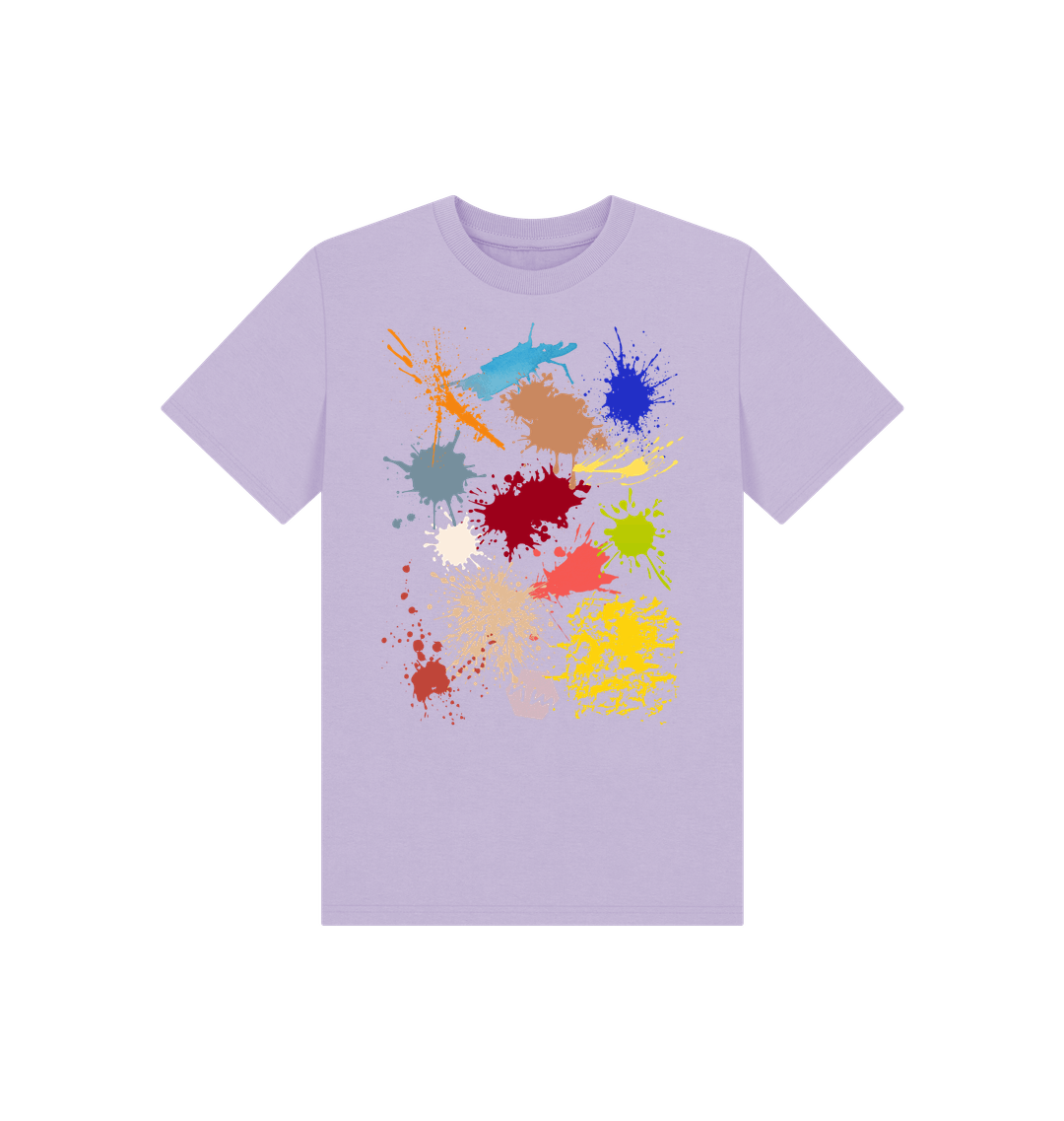 Soft Lilac Printed Kids T-Shirt