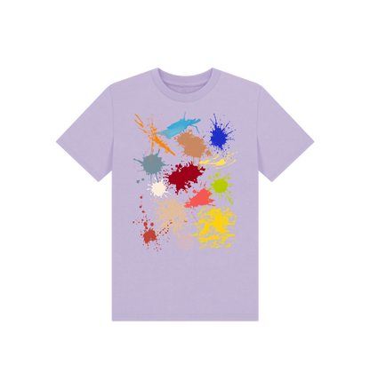 Soft Lilac Printed Kids T-Shirt