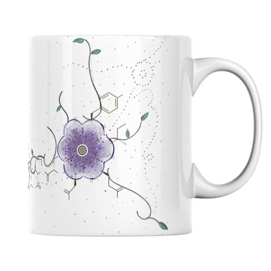 Oxyflower Mug, White