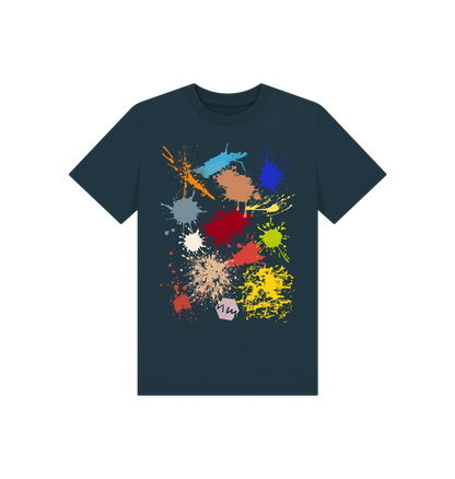 Denim Blue Printed Kids T-Shirt