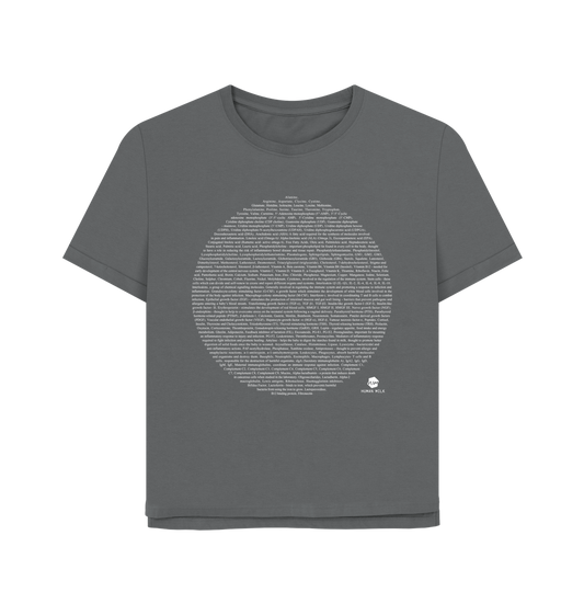 Slate Grey Printed T-shirt