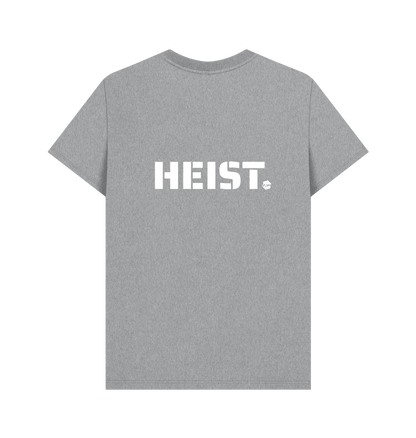 Athletic Grey Printed T-shirt Back