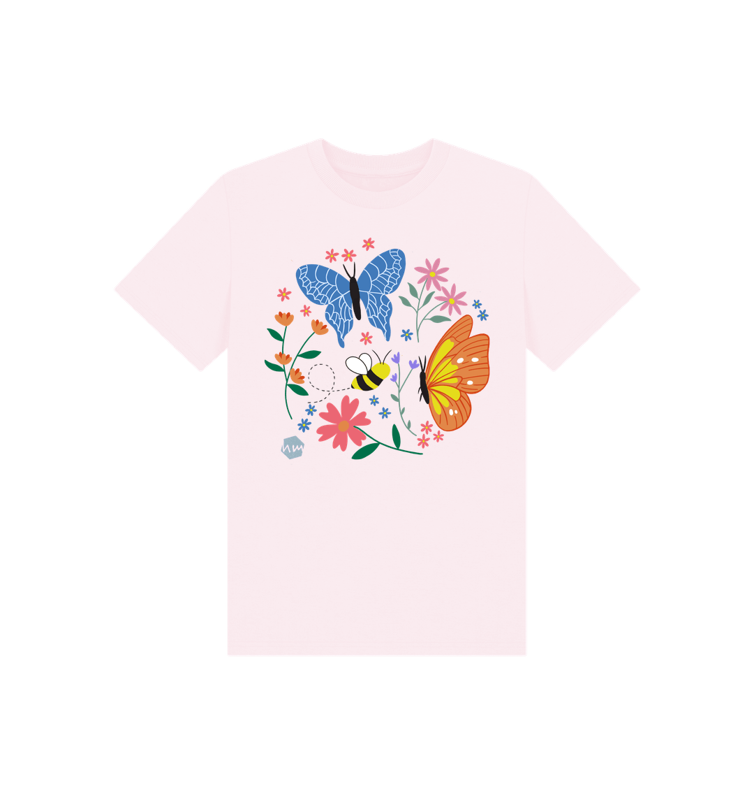 Pink Printed Kids T-Shirt