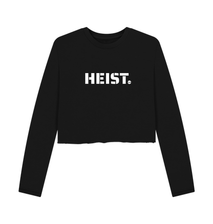Black Printed Boxy Jumpers Front