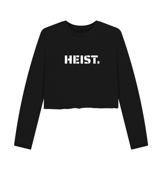 Black Printed Boxy Jumpers Front