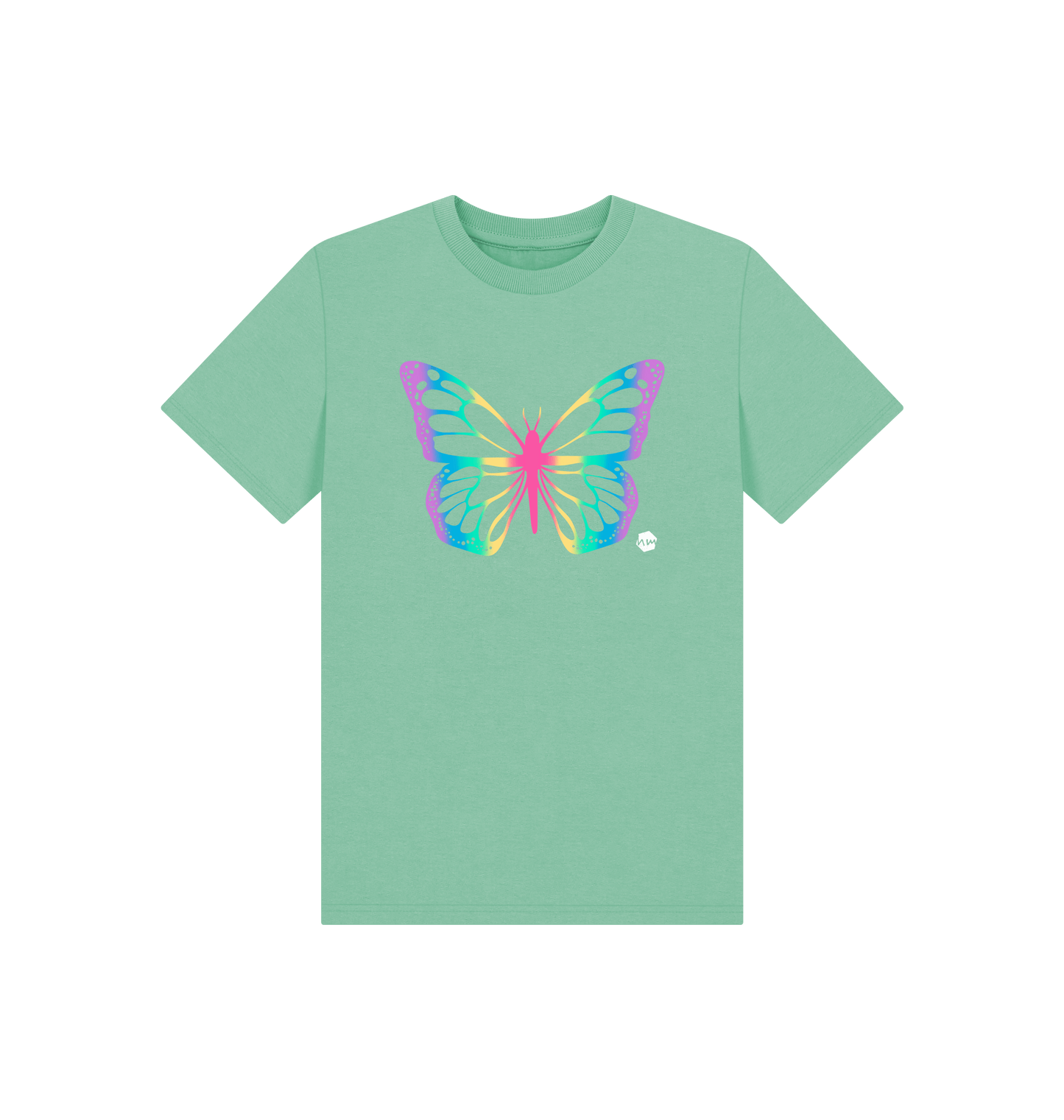 Peppermint Printed Kids T-Shirt Front
