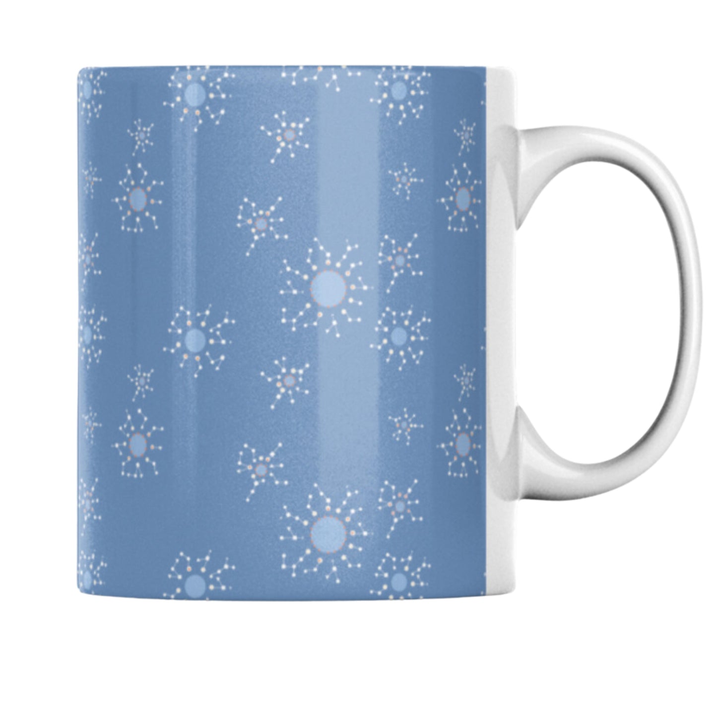 Snowflake Mug, Blue