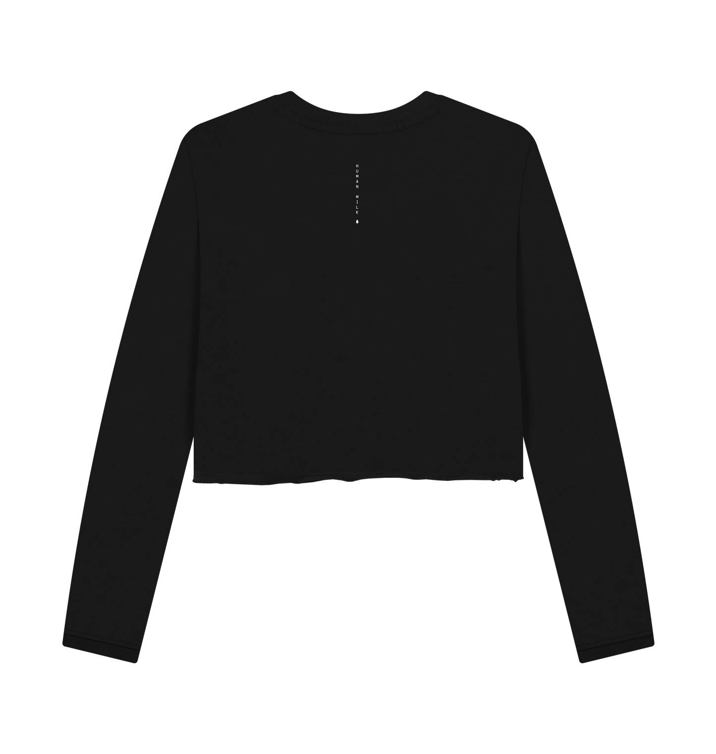 Black Printed Boxy Jumpers Back