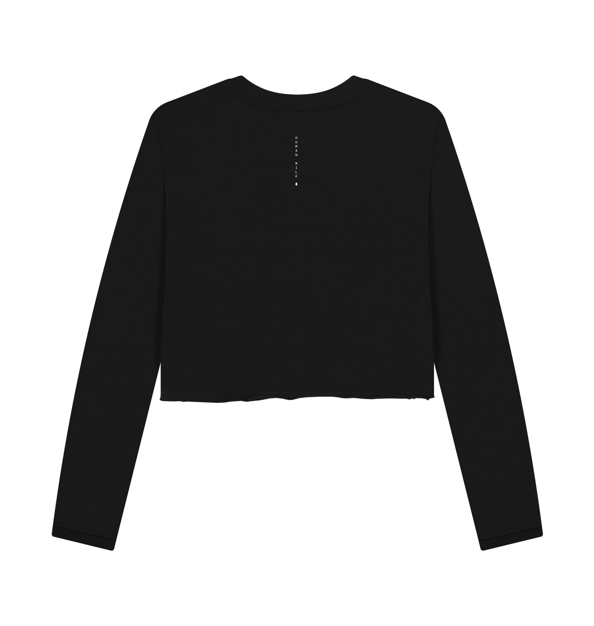 Black Printed Boxy Jumpers Back