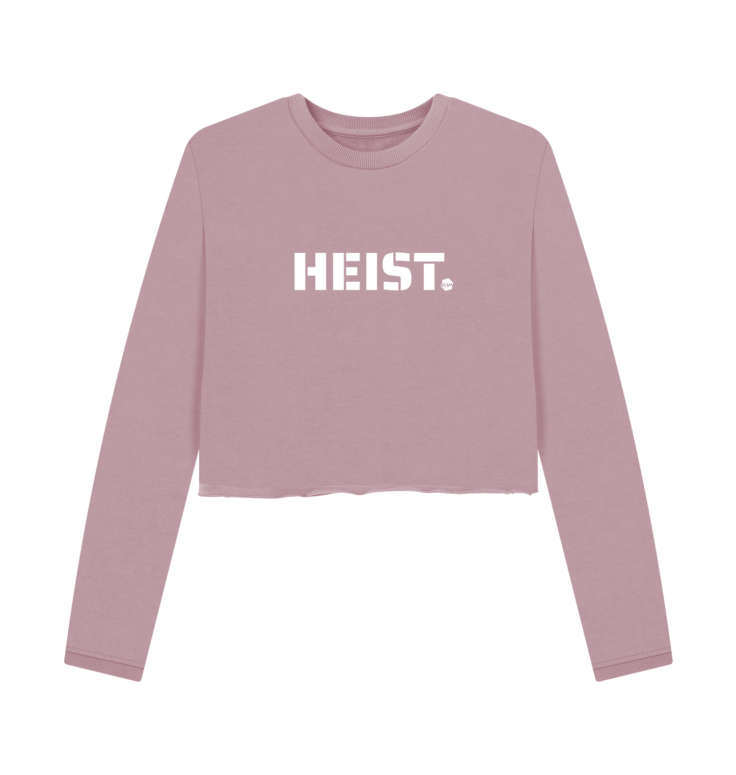 Mauve Printed Boxy Jumpers Front