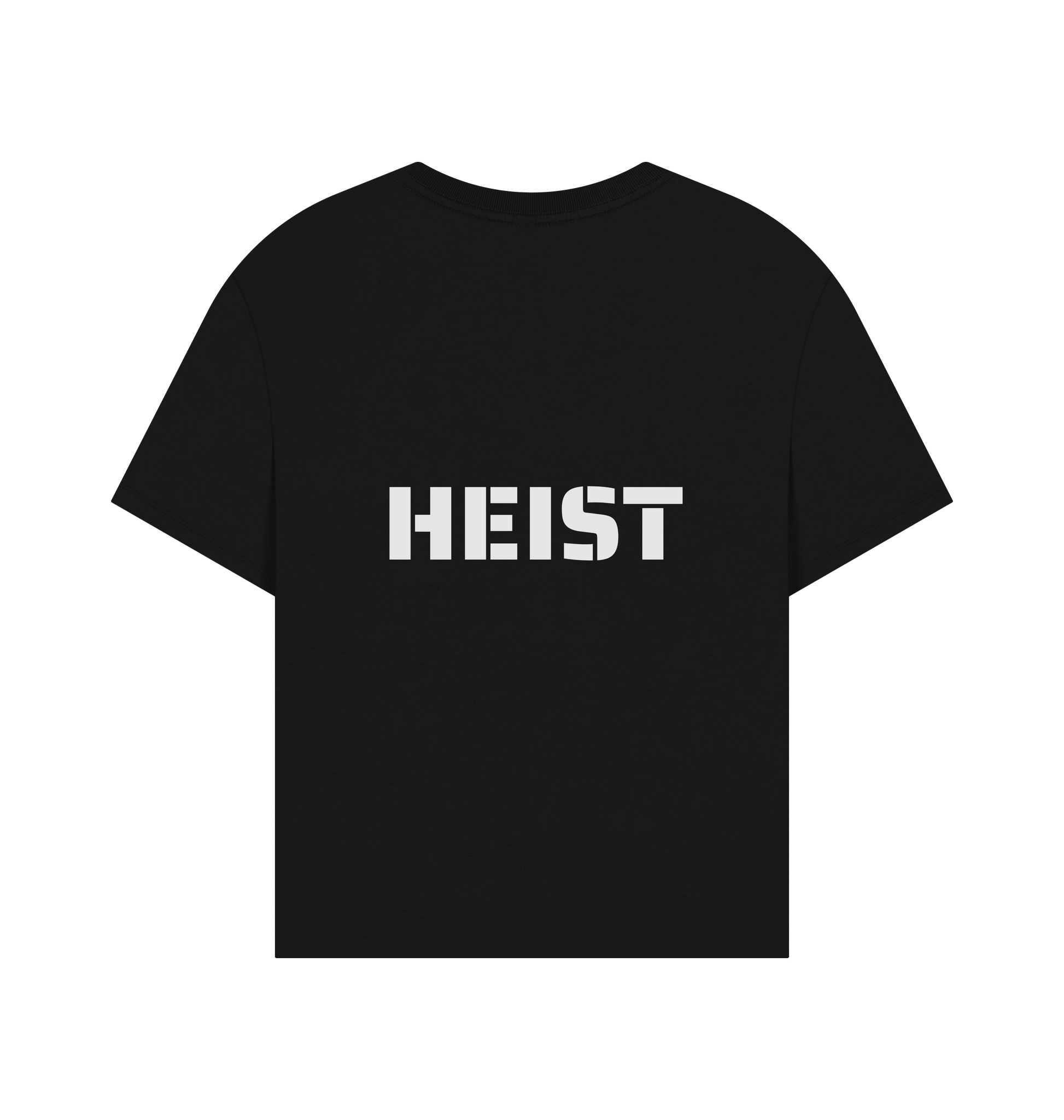 Black Printed T-shirt Back