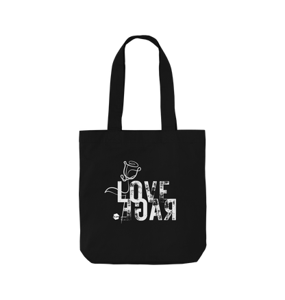 Black Printed Bag Front