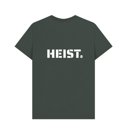 Dark Grey Printed T-shirt Back