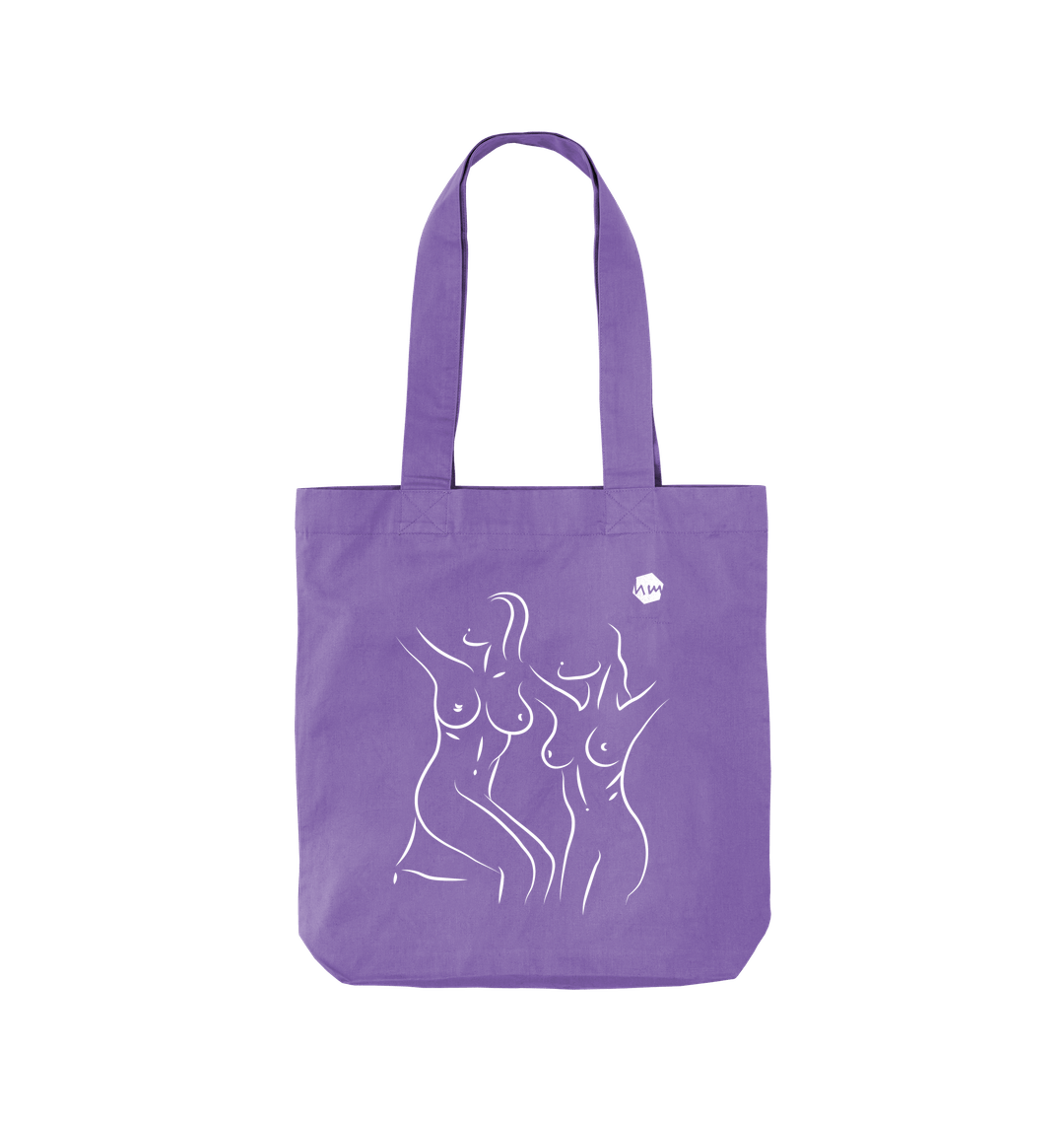 Violet Printed Bag Front
