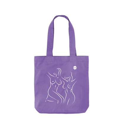Violet Printed Bag Front