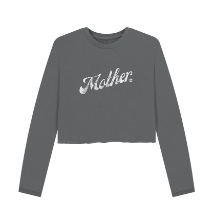 Slate Grey Printed Boxy Jumpers Front